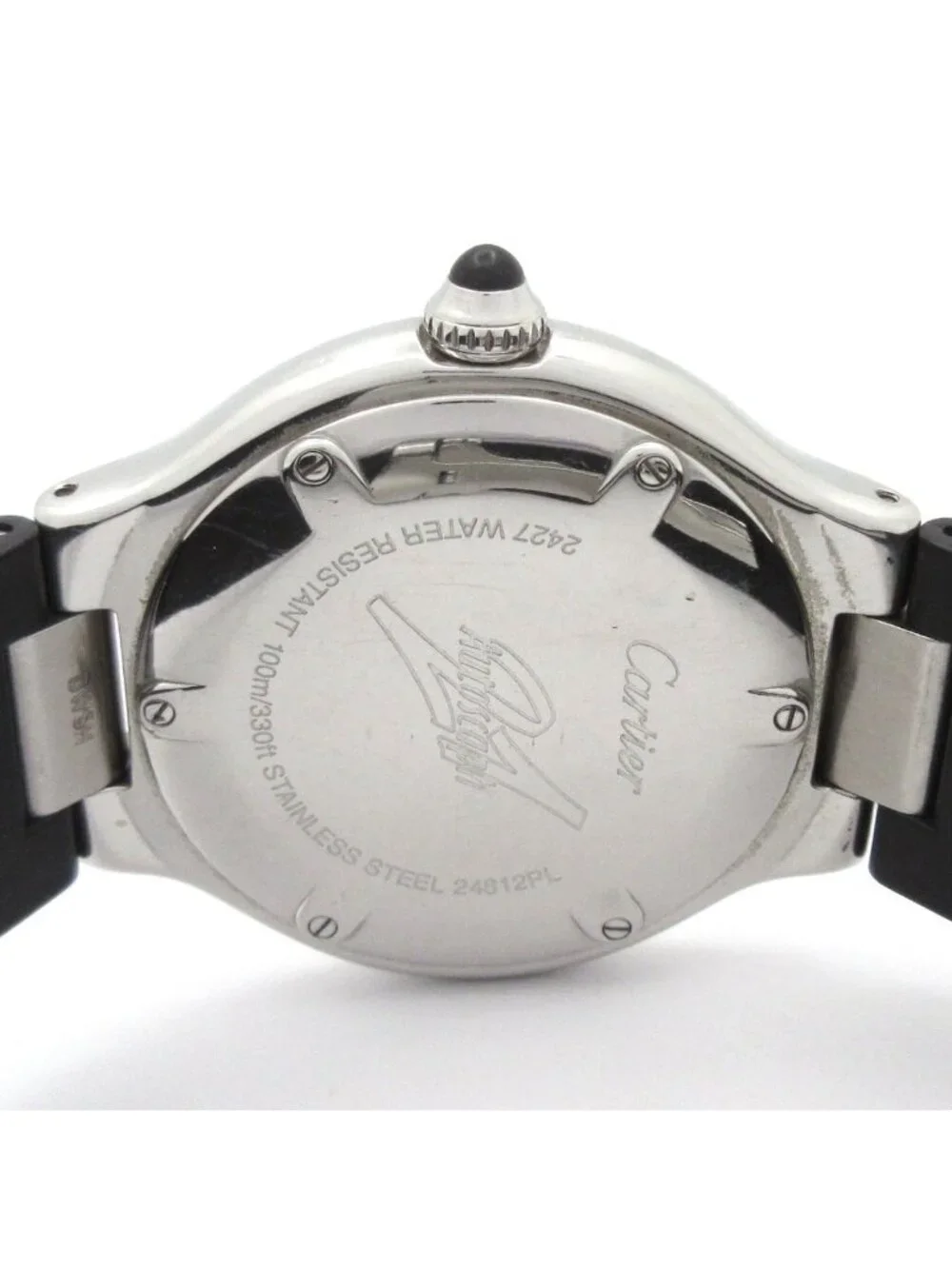 Cartier Watch Must 21 Vantean Autoscuff Black